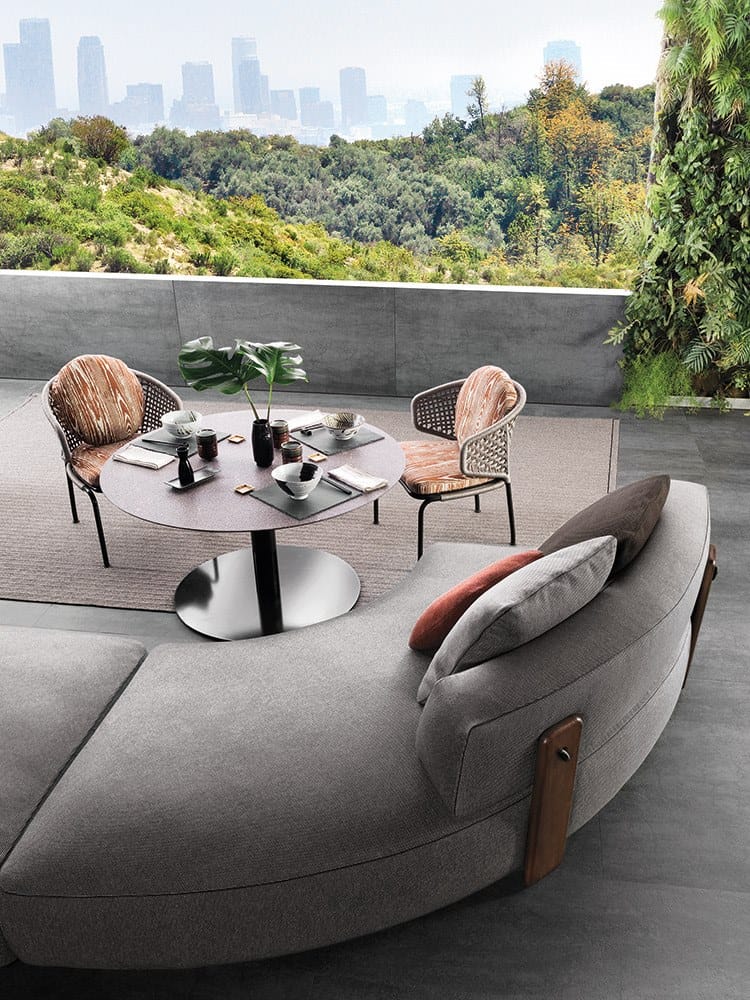 Секционная ткань открытый диван Minotti ARCH-00087721 - Вид №7