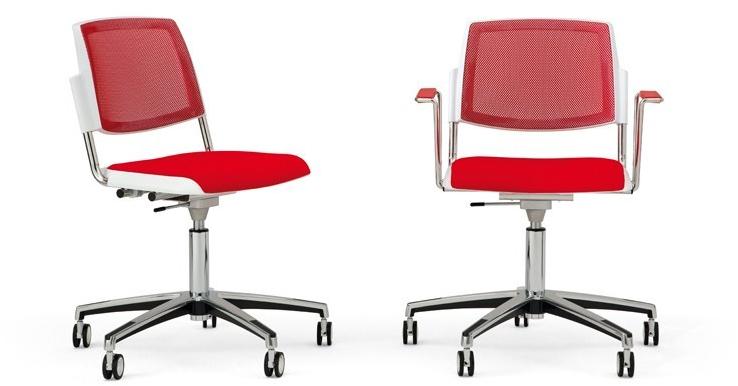 Diemmebi 5-спицевый тканевый стул на колесиках Volée sun-id-1504179 - Вид №1