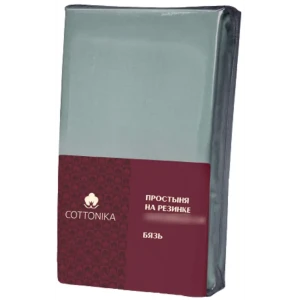 Простыня Cottonika Гамма А 180x200x20 см бязь на резинке аквамарин