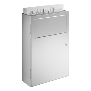 731100 Урна для гигиенических отходов с дозатором бумажных гигиенических пакетов WP137 WAGNER_EWAR A-LINE