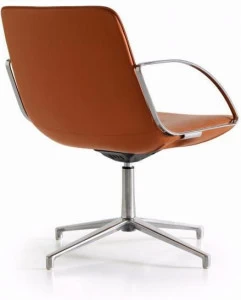 Quinti Sedute 4-спицевый стул с подлокотниками для залов ожидания Amelie