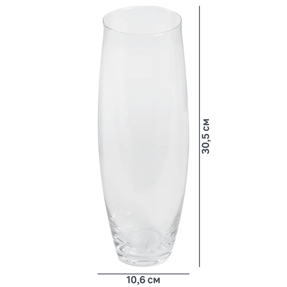 Ваза Santreyd «Вероника» — прозрачная стеклянная для цветов и декора 82223429 STLM-0022308 - Вид №4
