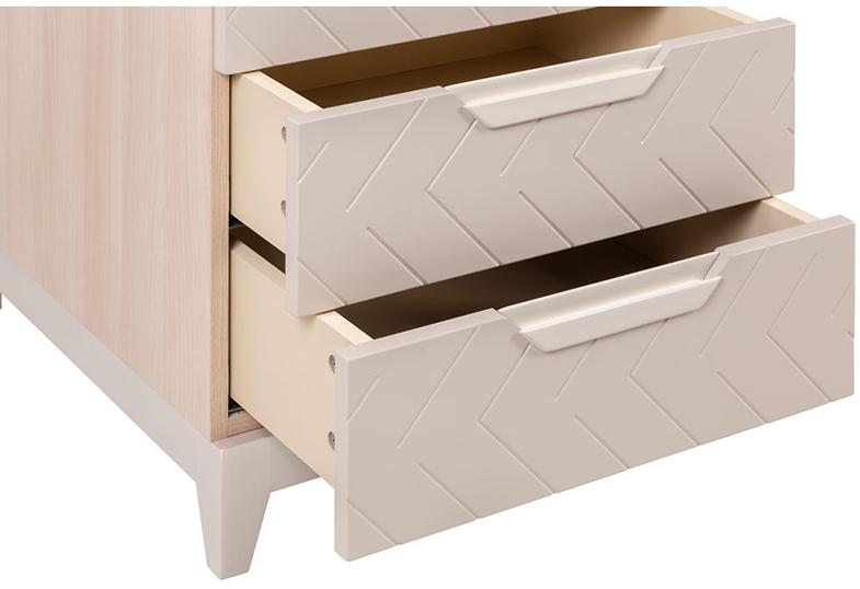 29500 Шкаф с ящиками универсальный Сканди Жемчужно-белый R-HOME 40092720H_Жемчуг - Вид №2