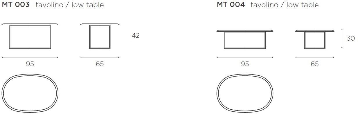 EPÒNIMO Овальный мраморный журнальный столик  Mt 003/004  - Вид №3