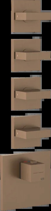 Смеситель для душа 43218 708 Gessi Inverso МЕДНЫЙ МАТОВЫЙ PVD