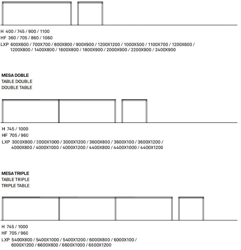 Прямоугольный стол ONDARRETA Dry ARCH-00088368 - Вид №15