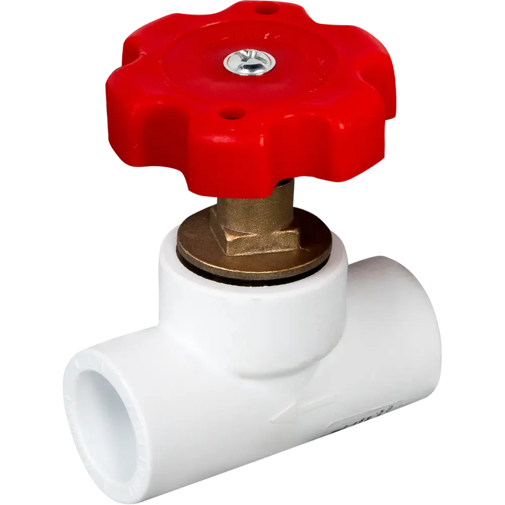 Вентиль запорный PN20 20x20 мм ручка барашек полипропилен Santreyd STLM-2122342