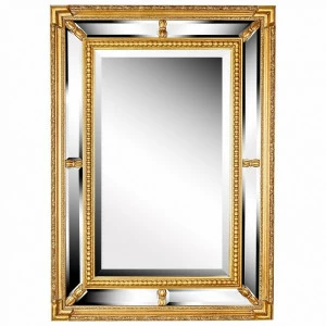 Зеркало настенное 86х61 см античное золото Albert Gold ART-ZERKALO ДИЗАЙНЕРСКИЕ 00-3884084 Зеркальный;золото