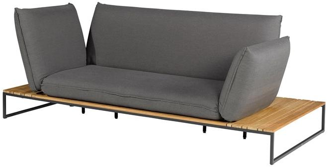 FISCHER MÖBEL 3-местный садовый диван с откидной спинкой из ткани Flora sun-id-1494537 - Вид №15