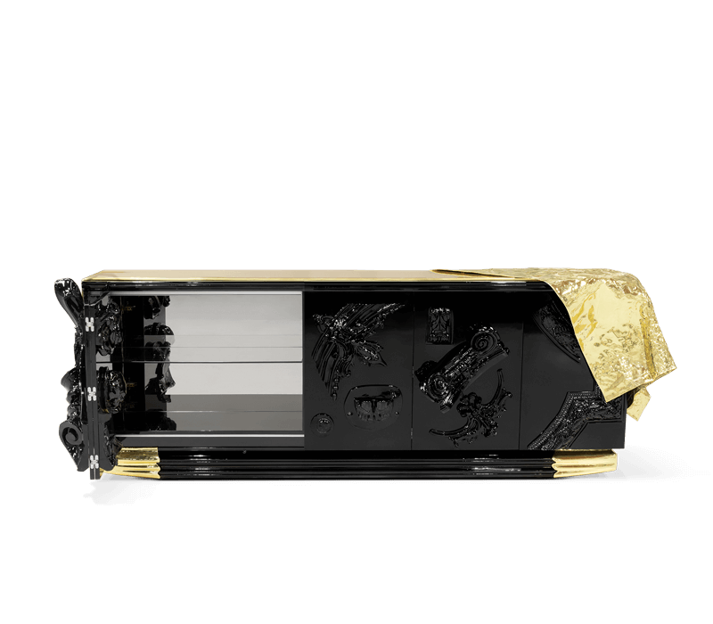 0-159 Черный буфет Voltaire  Boca Do Lobo  - Вид №1