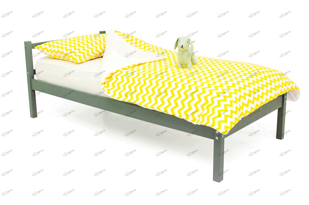 Детская кровать Svogen classic графит БЕЛЬМАРКО  326799 Серый Santreyd 