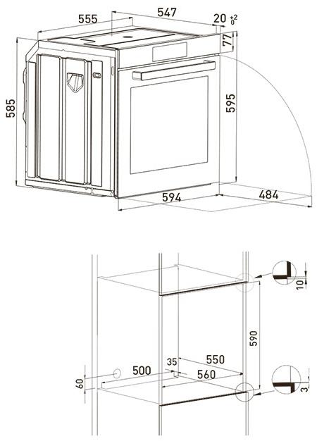 Grundig Многофункциональная встраиваемая духовка  7754782940  - Вид №1