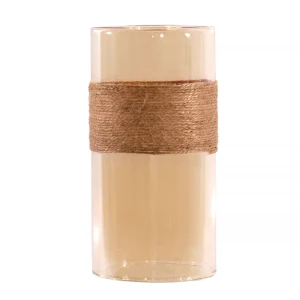 Плафон для люстры Nina Glass Цилиндр E27 стеклянный цвет янтарный/коричневый