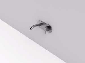 Смеситель для раковины из нержавеющей стали с пластиной