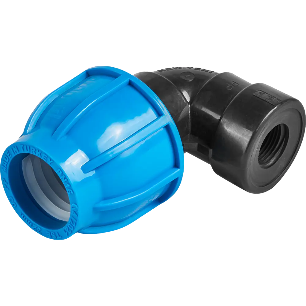 Переходной отвод Политэк 1/2"×32 мм для полиэтиленовых труб 82382591 STLM-0804478