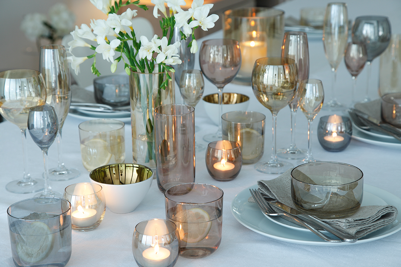 Набор из 4 стопок для водки Polka 60 мл пастель LSA International G03902294 - Вид №2