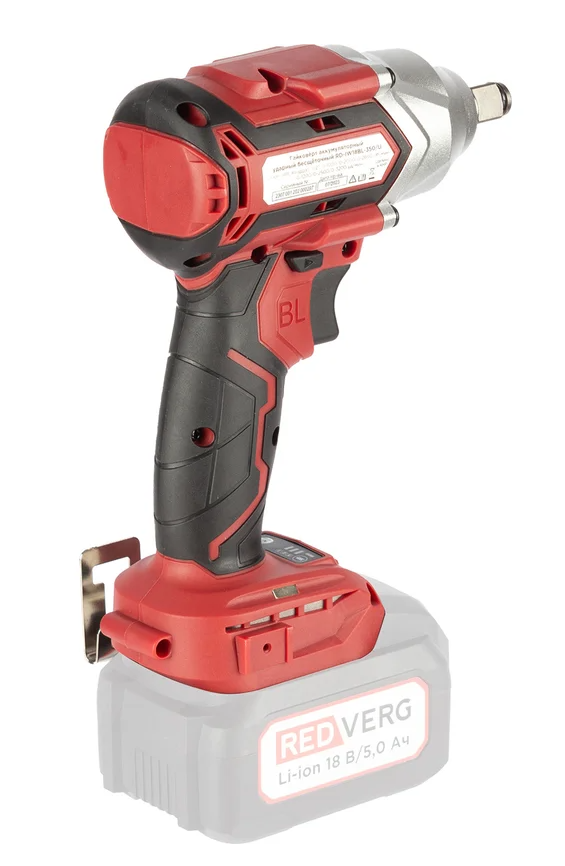 Гайковерт REDVERG RD-IW18BL-350/U   , Без ЗУ, Без АКБ 5497012 STDN-0110505 - Вид №3