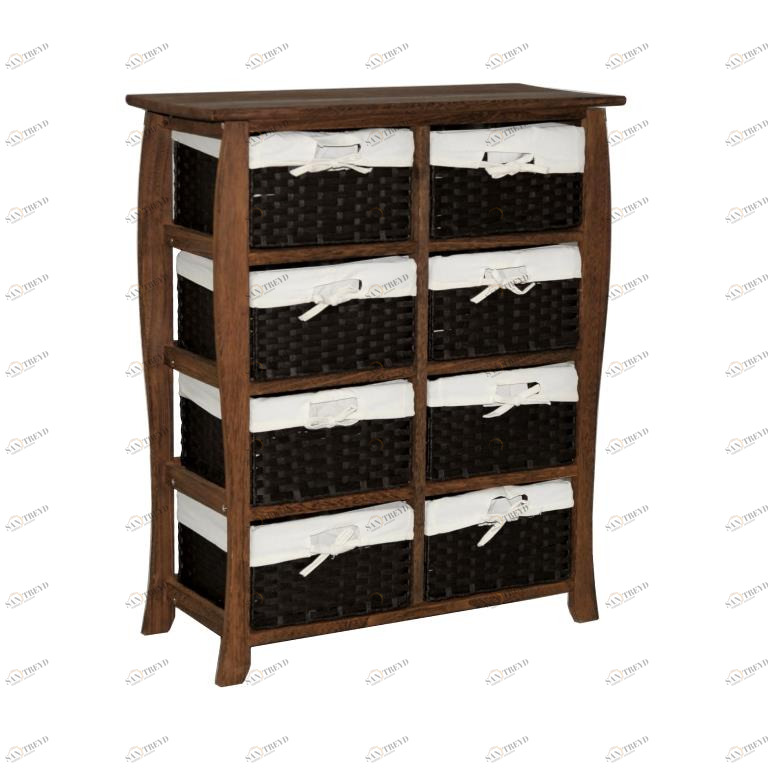 Комод деревянный, 476 KD ЭКО ДИЗАЙН GOODWOOD 129650 Коричневый 