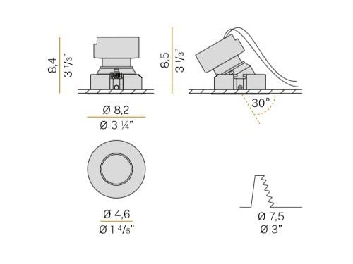 Заливка формы алюминия Сид Downlight Panzeri Taylor ARCH-00140361 - Вид №6