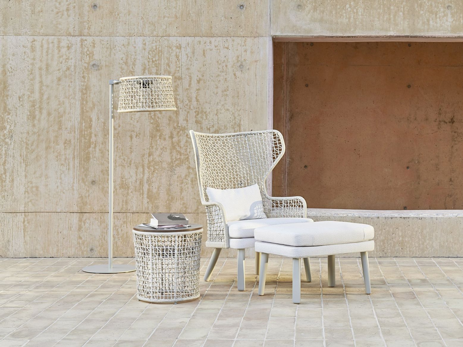 Напольная лампа из алюминия и синтетического волокна Varaschin Эмма ARCH-00017119 - Вид №5