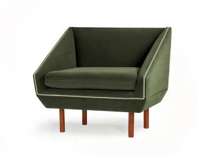 Mambo Unlimited Ideas Кресло из ткани с подлокотниками Agnes