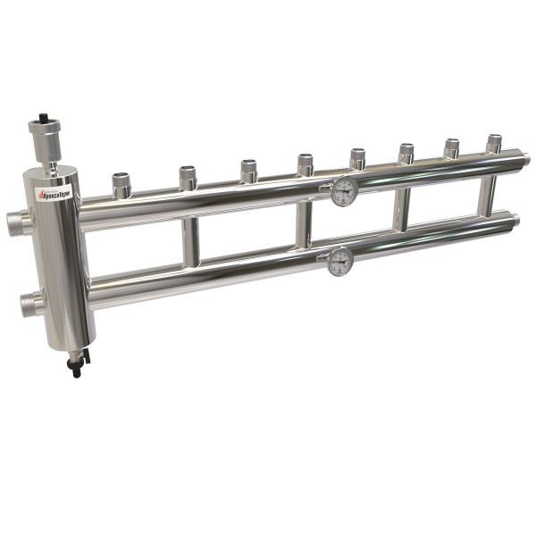 Купить Распределительный коллектор с гидрострелкой 120 кВт, 4+1 контур Прокситерм GSK4041 - Вид №1