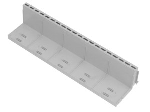 Профиль с прорезями из ПВХ