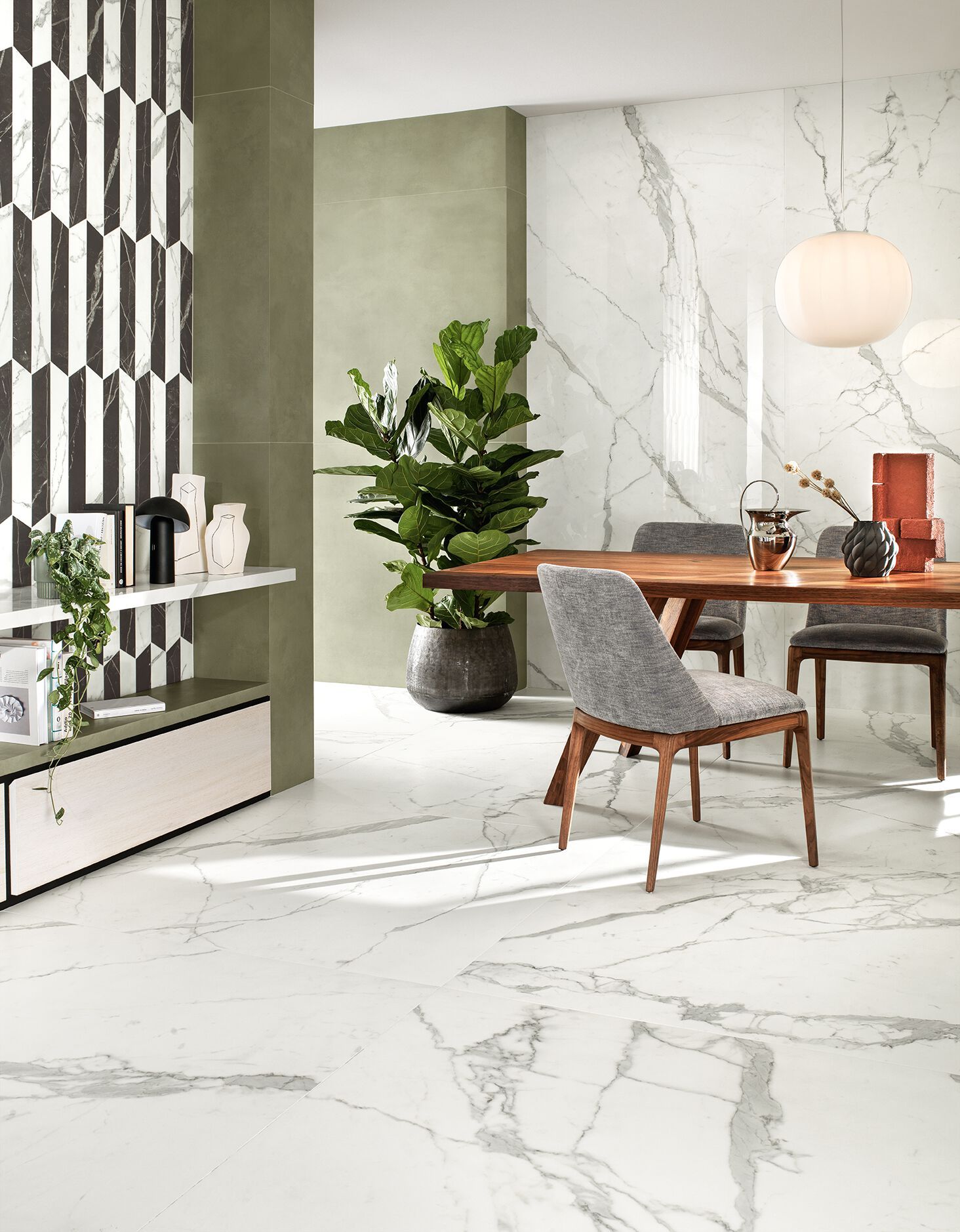 Пол / керамогранит с мраморным эффектом Marca Corona скульптурная ARCH-00137280 - Вид №1