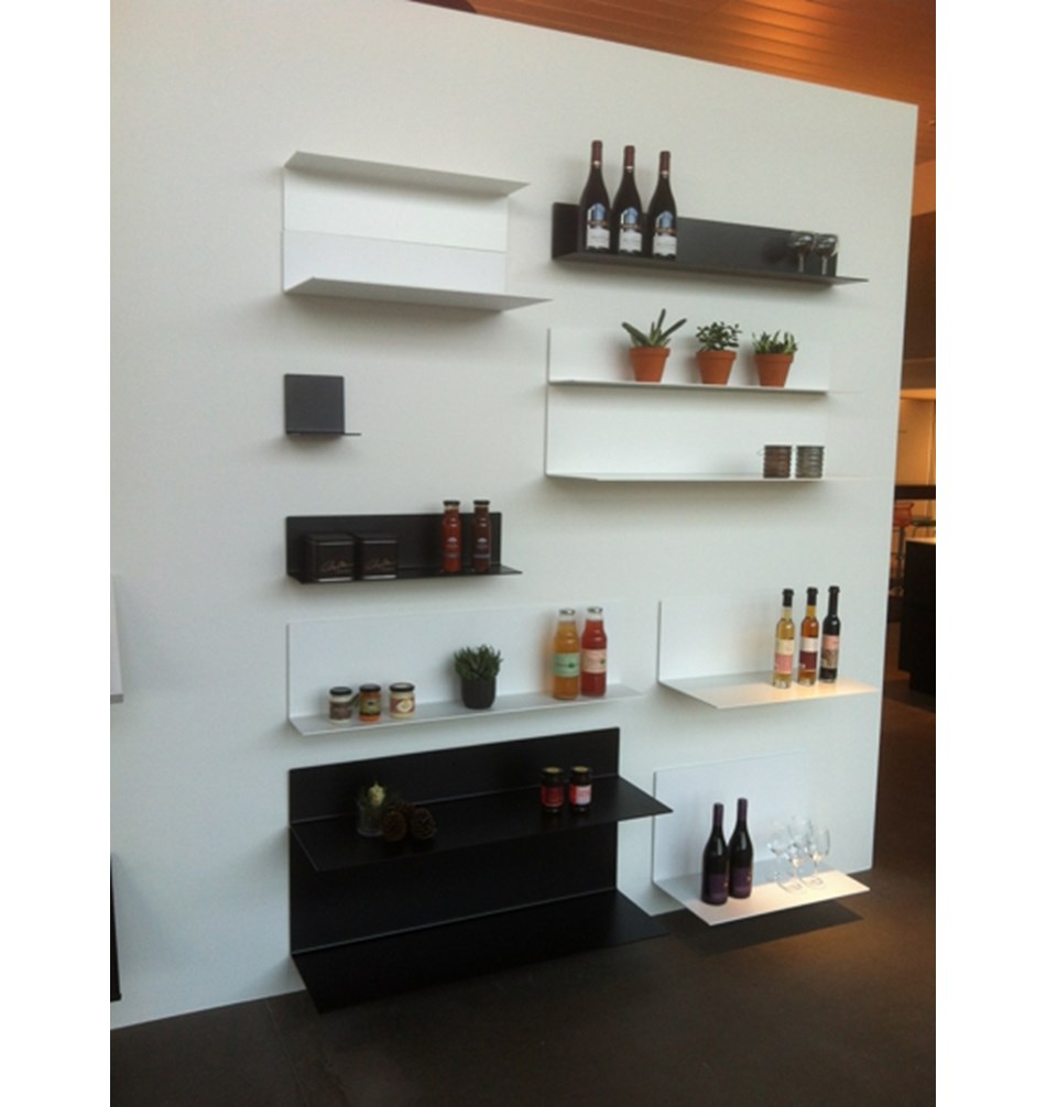 FROST Полка 4021 15x15x60cм » чёрная Алюминий Черный U4021-B  - Вид №4