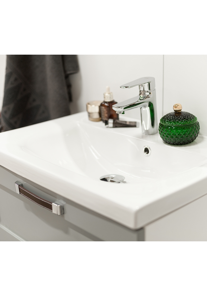 1321 Ручка Trend C-C 128, Коричневый / Хром Noro  Коричневый  - Вид №1