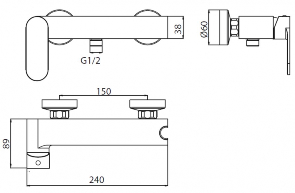 CSL00800M Смеситель M&Z Castello Santreyd - Вид №1