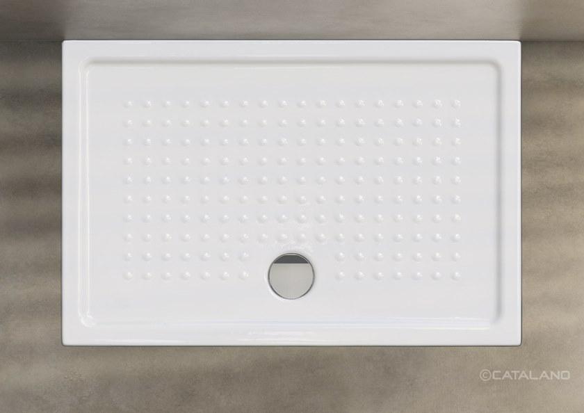 CERAMICA CATALANO Нескользящий прямоугольный керамический поддон для душа H 4.5 sun-id-1352638 - Вид №6
