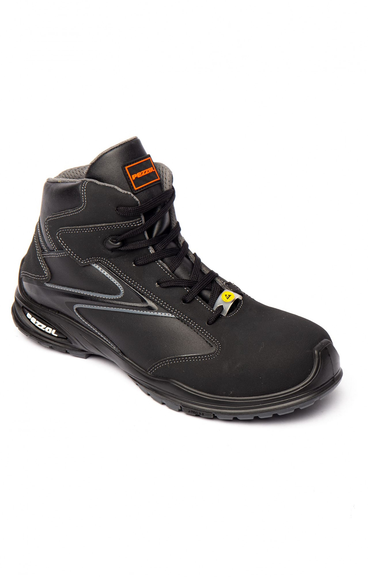 5031721 Ботинки ПЕЦЦОЛЬ ЛЕОПАРД c композитным подноском и проколозащитной прокладкой черные  Летняя обувь размер 45 Спецодежда 