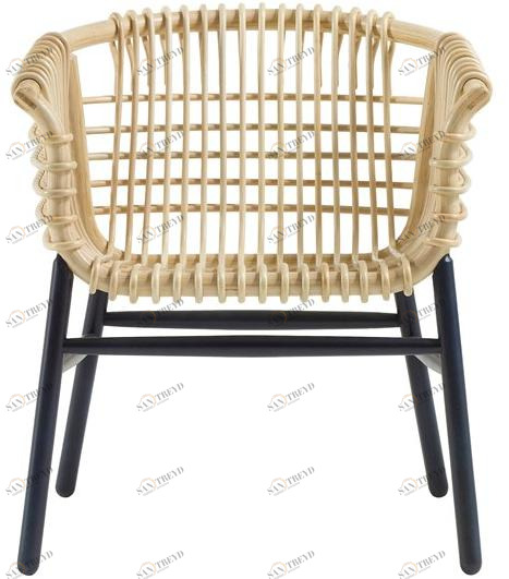 Cappellini Кресло из ротанга и каучукового дерева Lukis Lk_1 