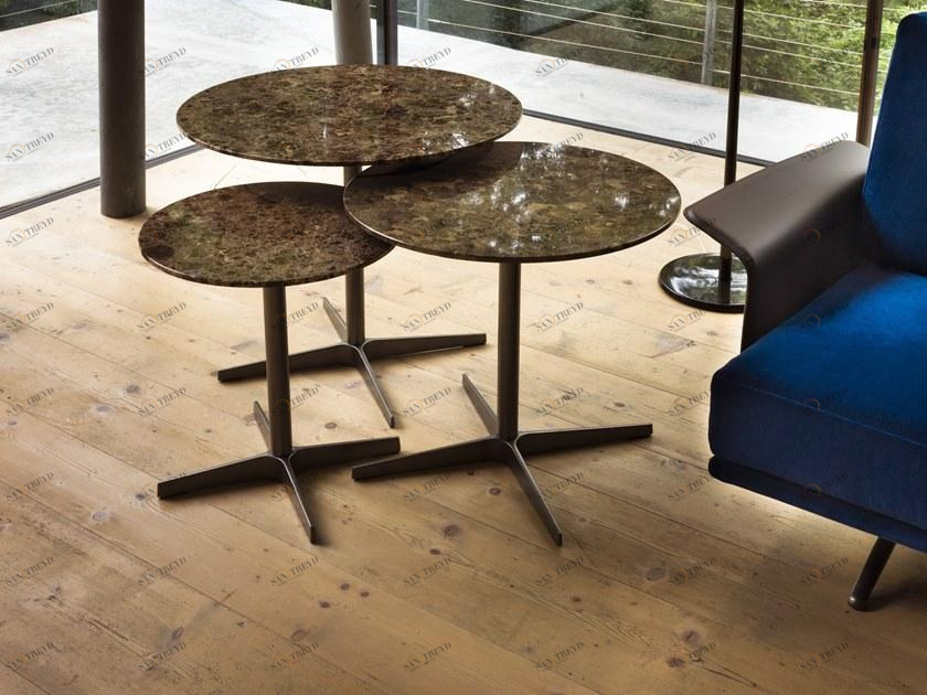 Verzelloni Круглый журнальный столик из мрамора Club sun-id-1396333