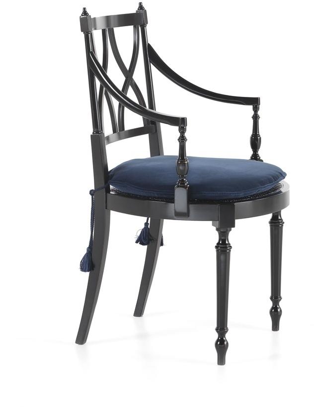 Gianfranco Ferré Home Стул из лакированного бука с подлокотниками sun-id-1487978 - Вид №1