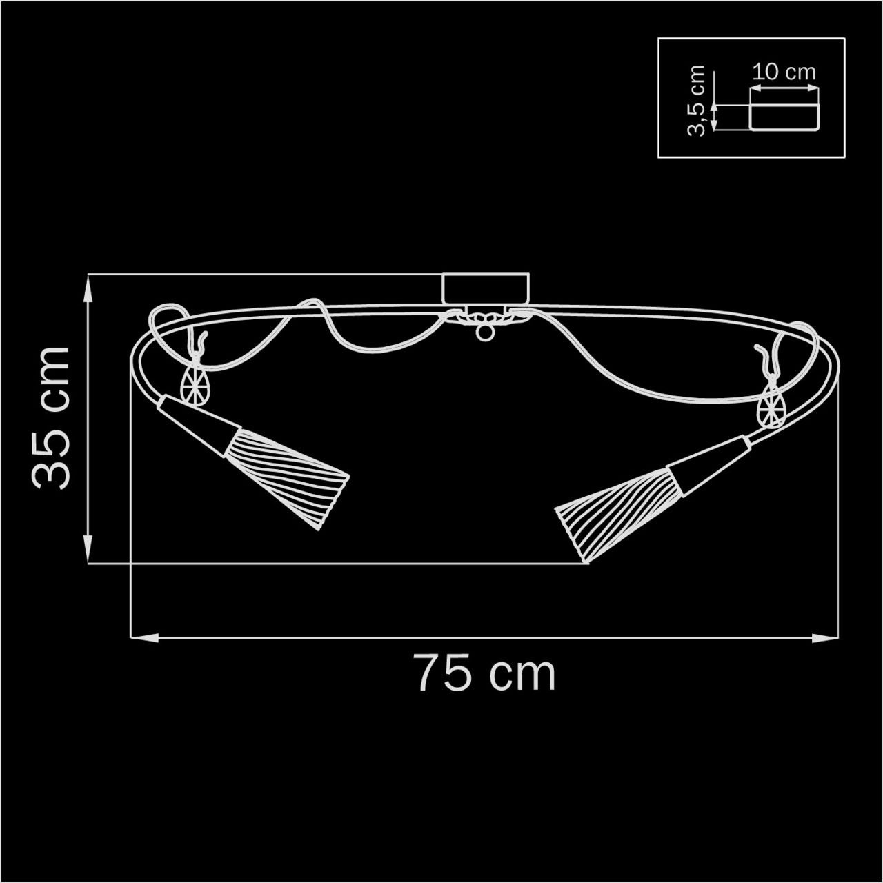 Потолочная люстра Lightstar Aereo 711060 LIGHTSTAR ДИЗАЙНЕРСКИЕ, AEREO 058804 Белый  - Вид №1
