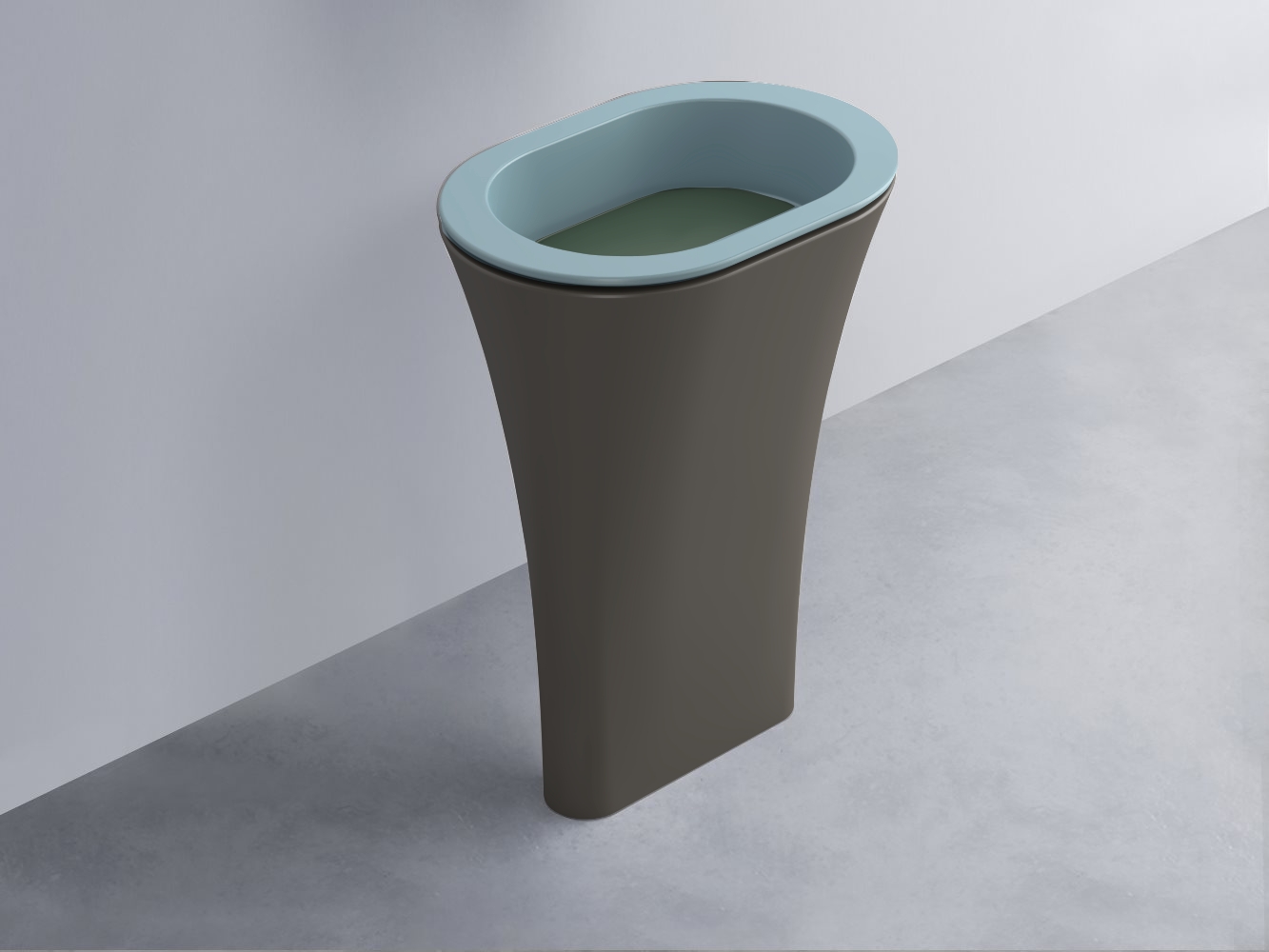 AMLA65-PL+AMPILO-MU+AMCOLO-FN Раковина Amedeo Ovale отдельностоящая cielo Enjoy + Amedeo Ceramica Cielo