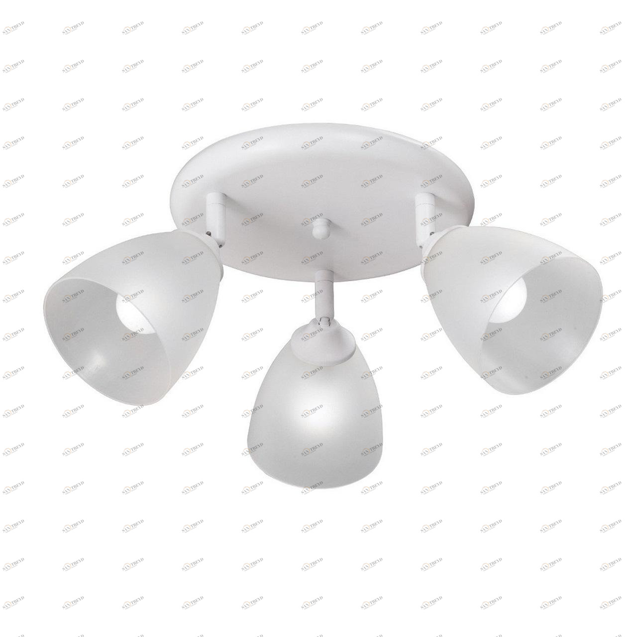 Спот потолочный с пластиковыми плафонами белый Vitaluce V4355-0/3PL VITALUCE  00-3924426 Белый 