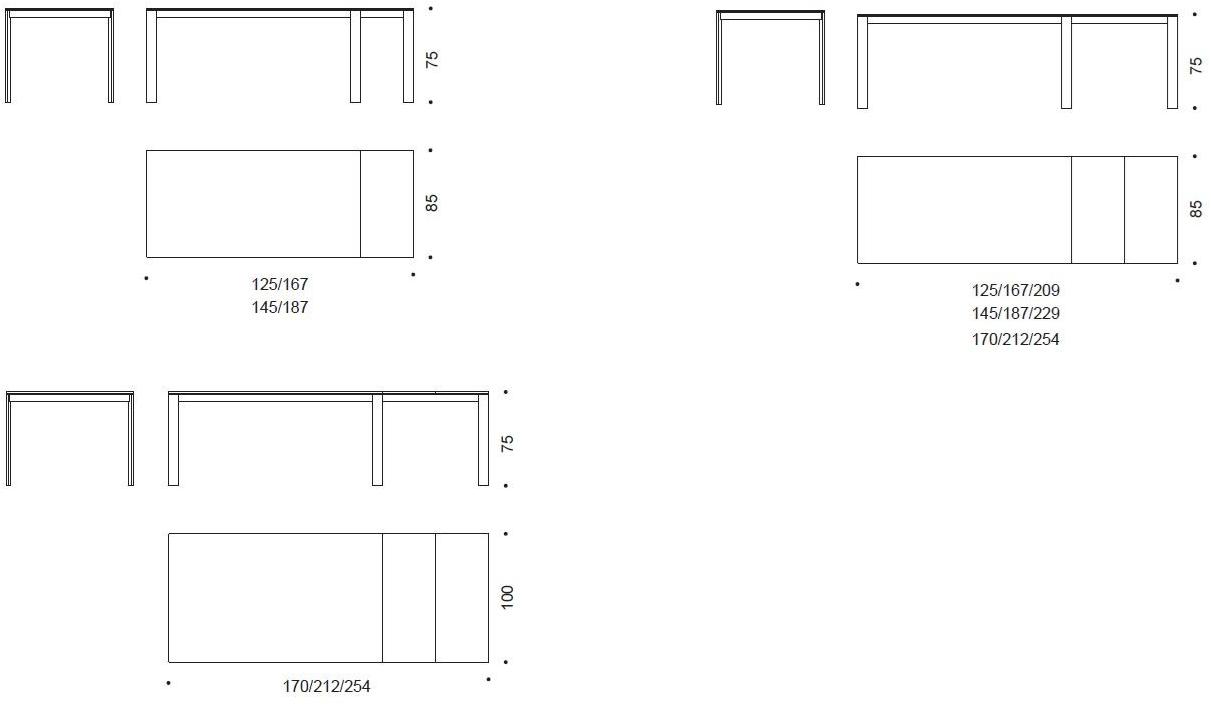 Desalto Раздвижной прямоугольный стол sun-id-1391408 - Вид №9