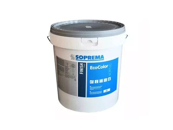 Красочное покрытие на основе синтетических смол Soprema ECOCOLOR ARCH-00037864