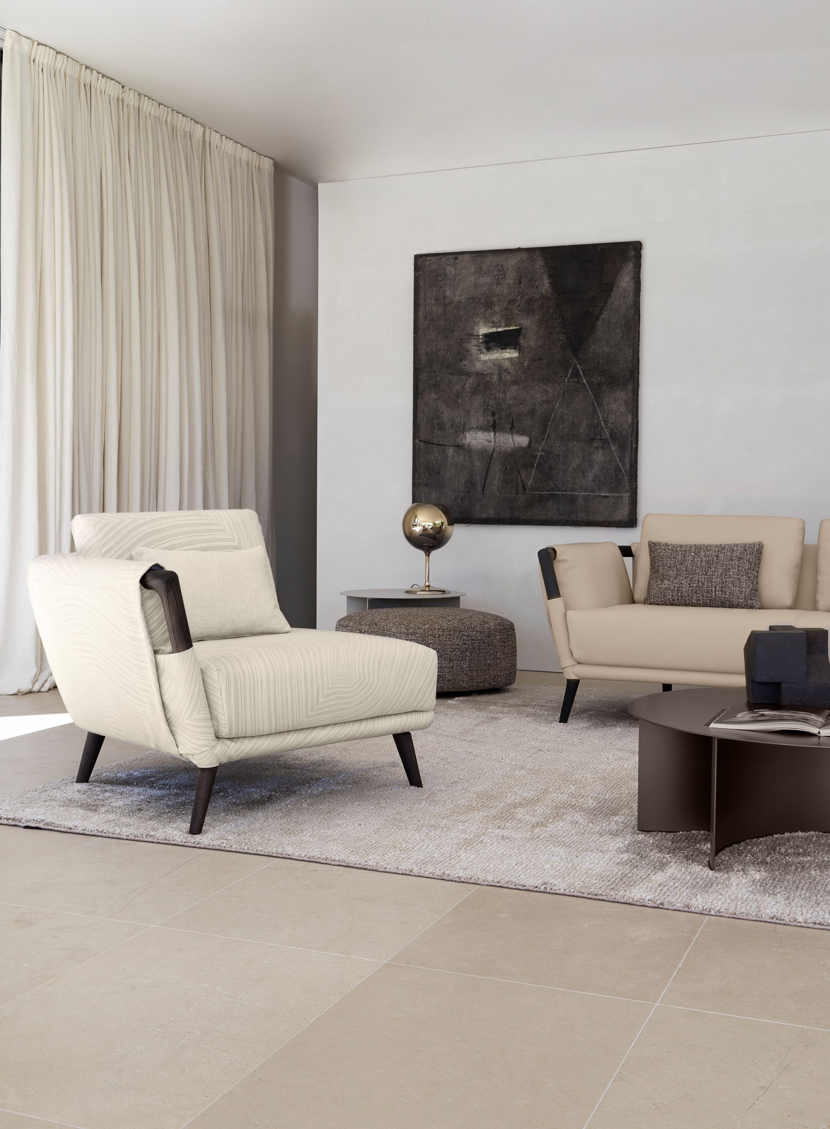 Съемное кресло из ткани Flou Gaudí ARCH-00124172 - Вид №7