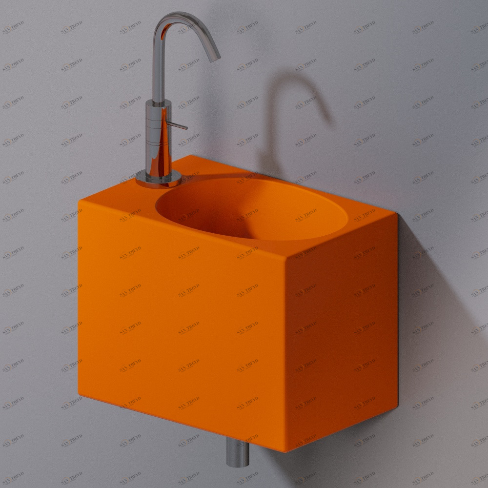 L311T0R1V1.114 Подвесная раковина настенная прямоугольная A. e T. Italia IDEA AeT ITALIA