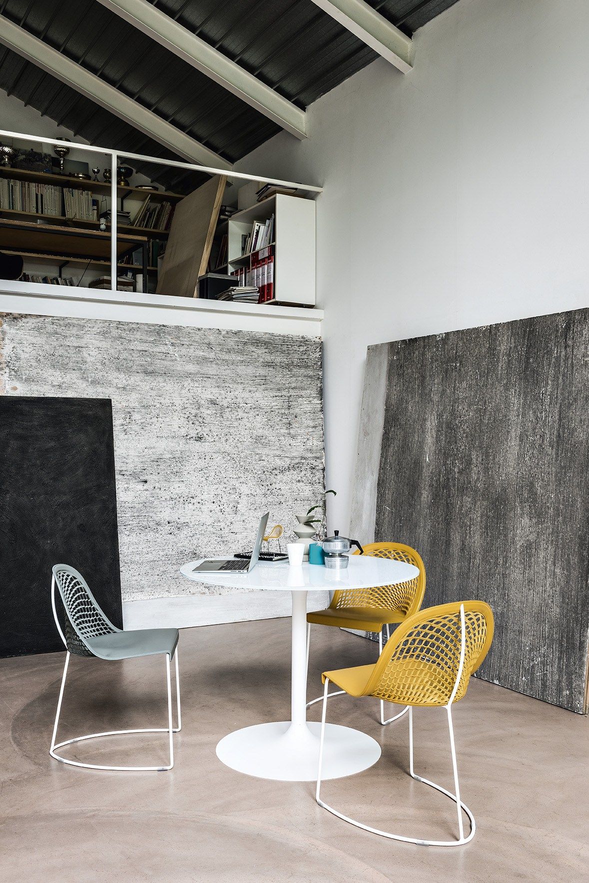 Круглый алюминиевый стол Midj ARCH-00121035 - Вид №2