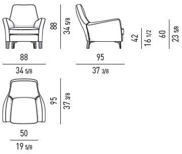 Minotti Кресло Denny sun-id-1360855 - Вид №3