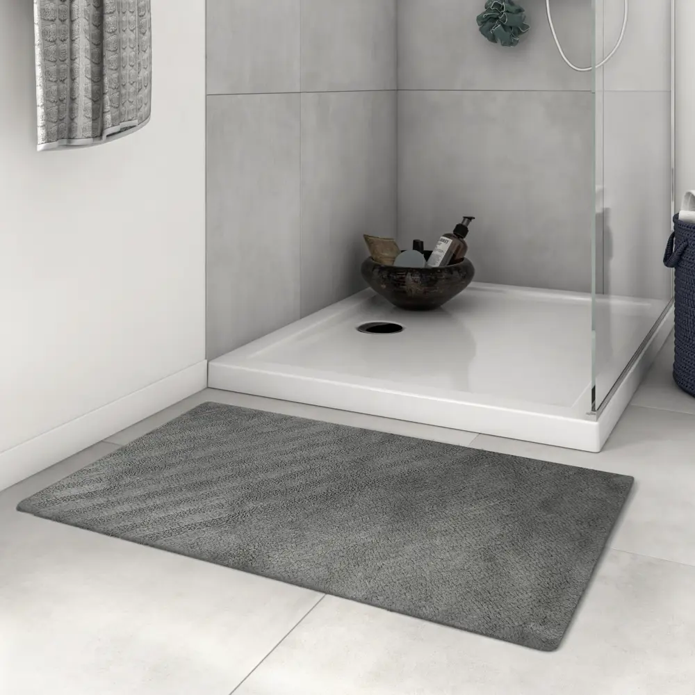 Коврик для ванной комнаты Sensea Remix 50x80 см цвет серый Без серии STLM-2066475 - Вид №6