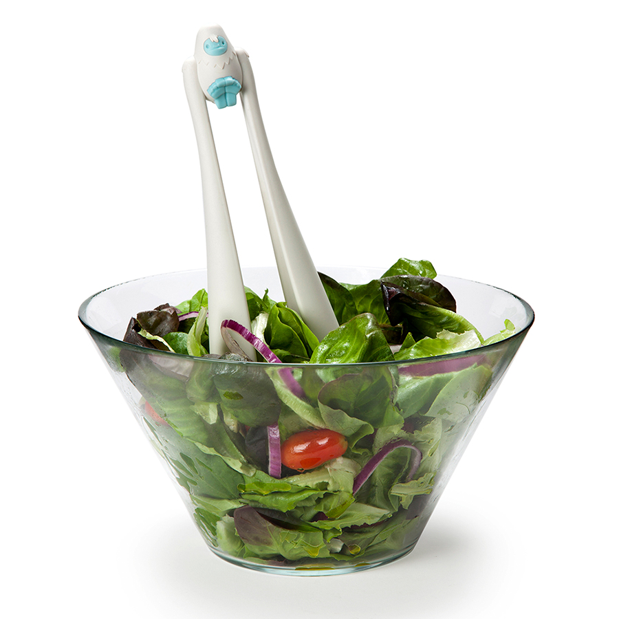 OT876 Щипцы салатные big foot белые OTOTO  - Вид №1