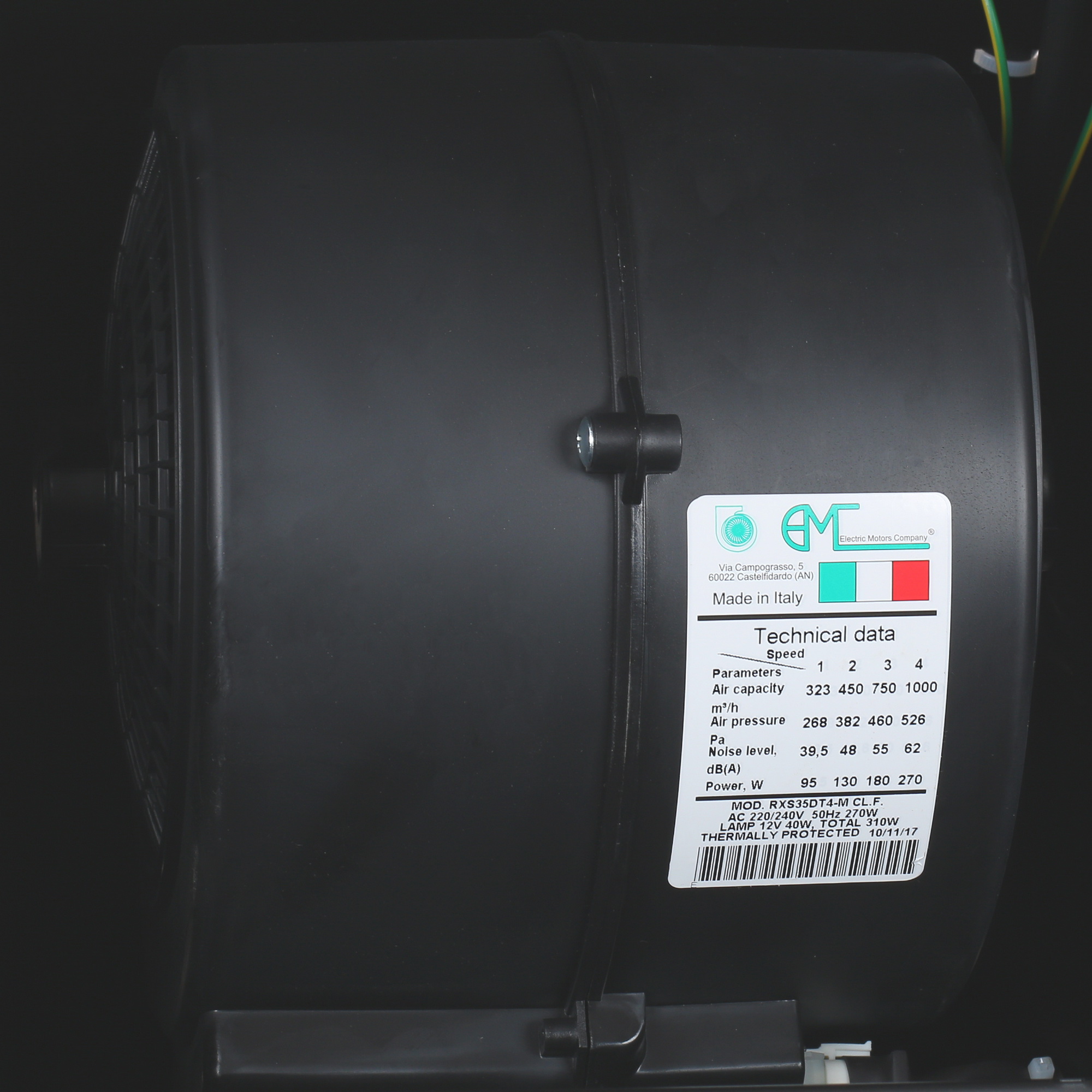 1138231 Вытяжка наклонная ELIKOR Оникс 60П-1000-Е4Д черный/черный STDN-0148150 - Вид №7