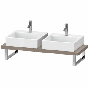 XL101C08686 Консоль для накладной и встраиваемой сверху раковины компакт, Толщина консоли 45 мм X-Large #XL101C 480 мм Капучино глянцевый лак