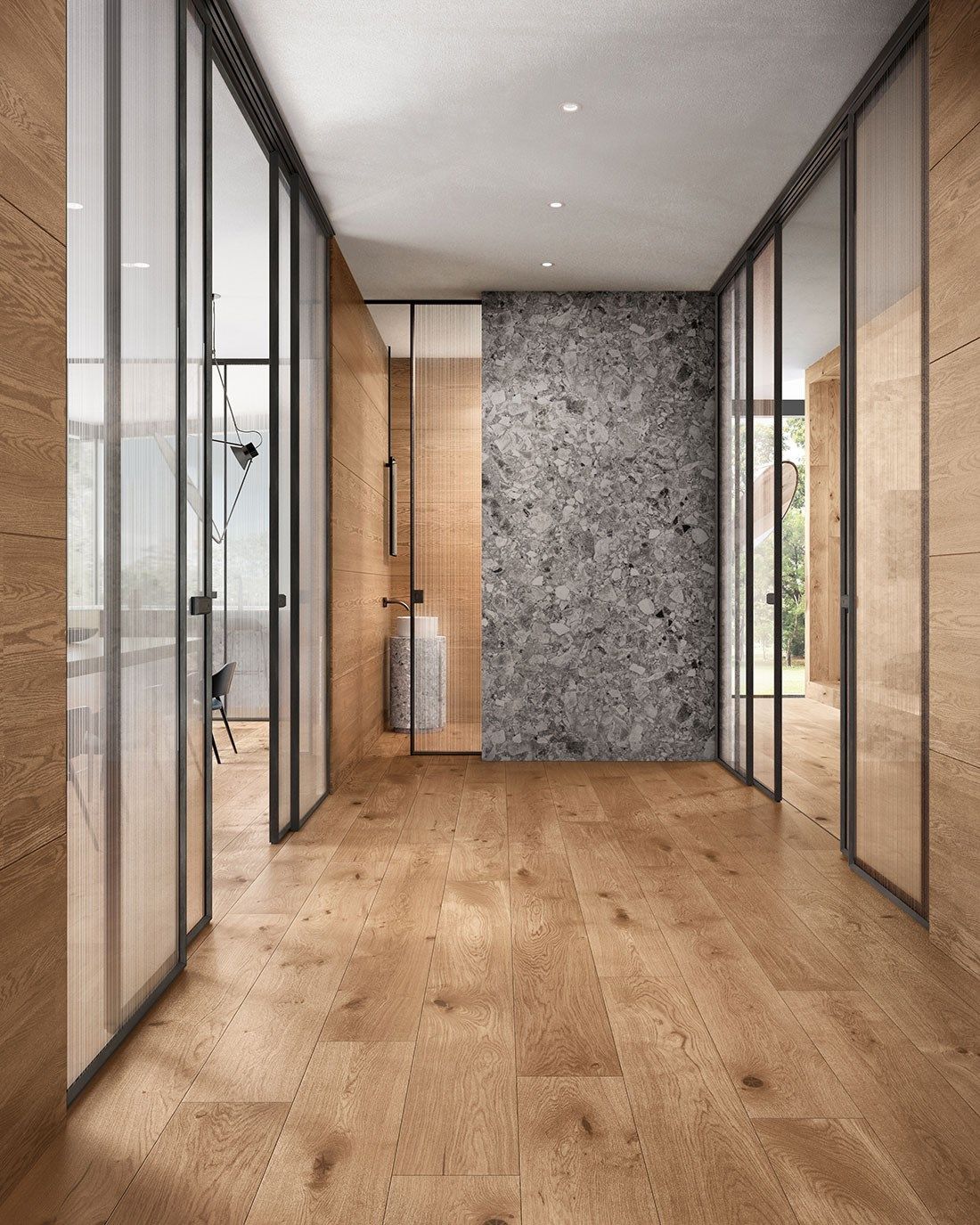 Раздвижные двери из стекла и алюминия GIDEA G-Like ARCH-00042864 - Вид №10